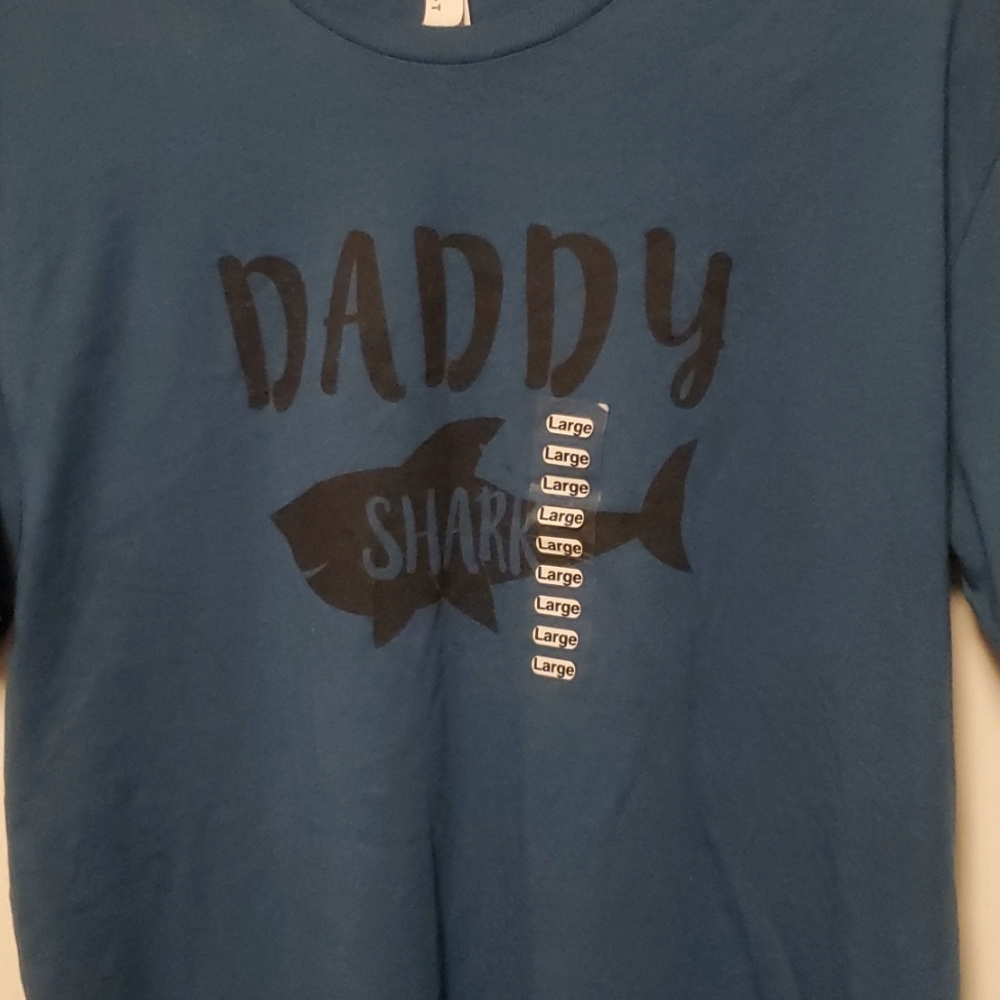 Live and Tell Daddy Shark Novelty Tee